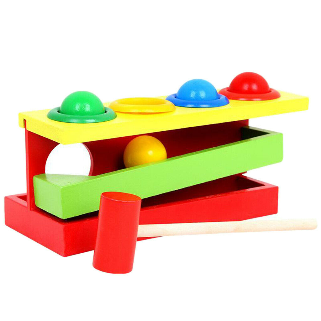 Infant Wood Hammering Ball Educational Developmental Toys Birthday Gift