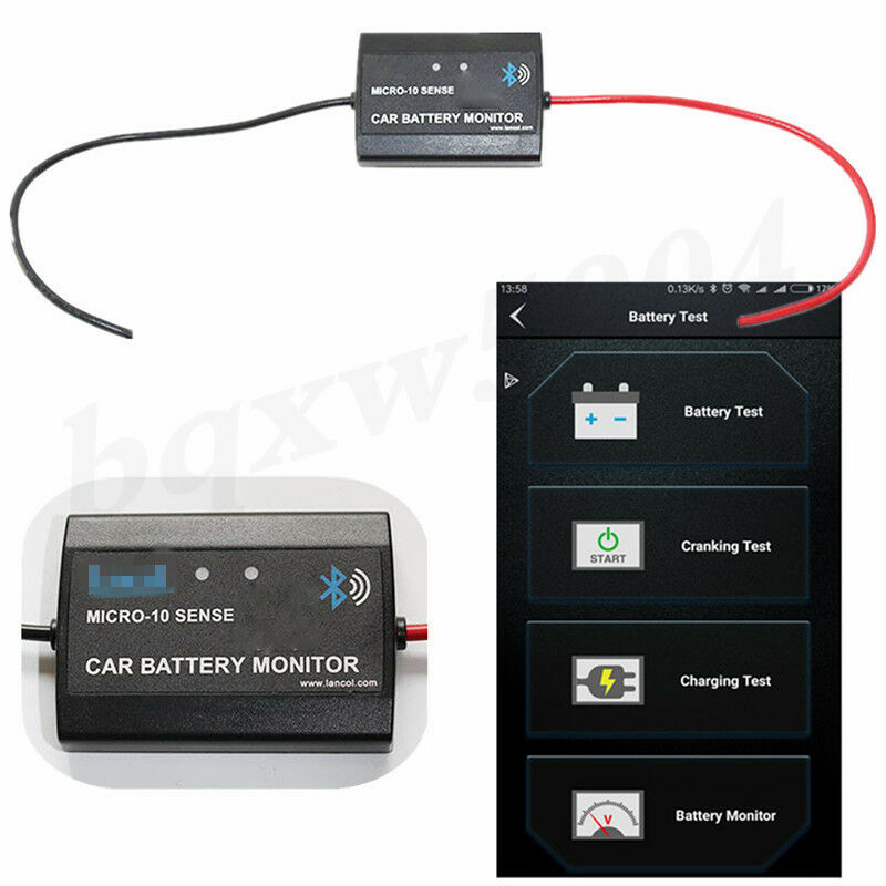 1 Pcs Battery Monitor without joint Real-time Testing Cranking/ Charging/Voltage
