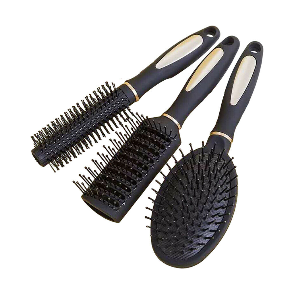 3-pack Hairbrush Massage Comb Hair Comb Kit No More   Anti-Static