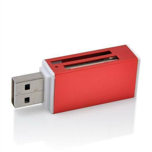 USB MULTI MEMORY CARD READER CF SD SDHC MINI MICRO M2 MMC XD MS - US