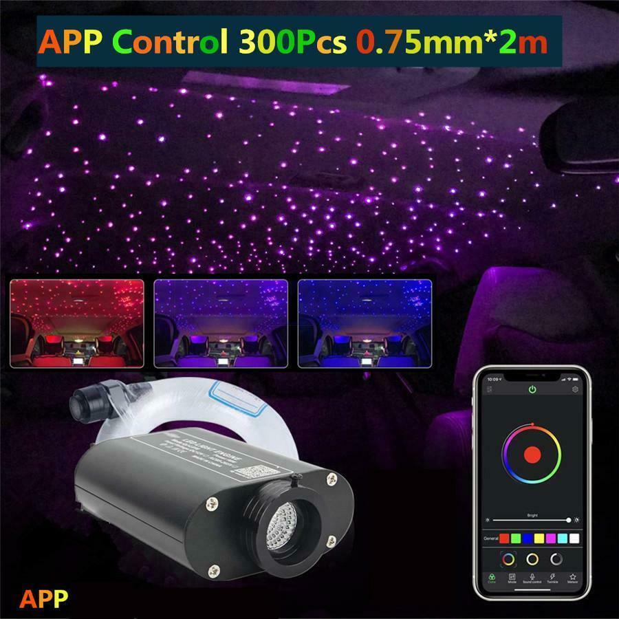 12V APP Control Car Decorative Ceiling Atmosphere Light 16W RGBW LED 17 Colors
