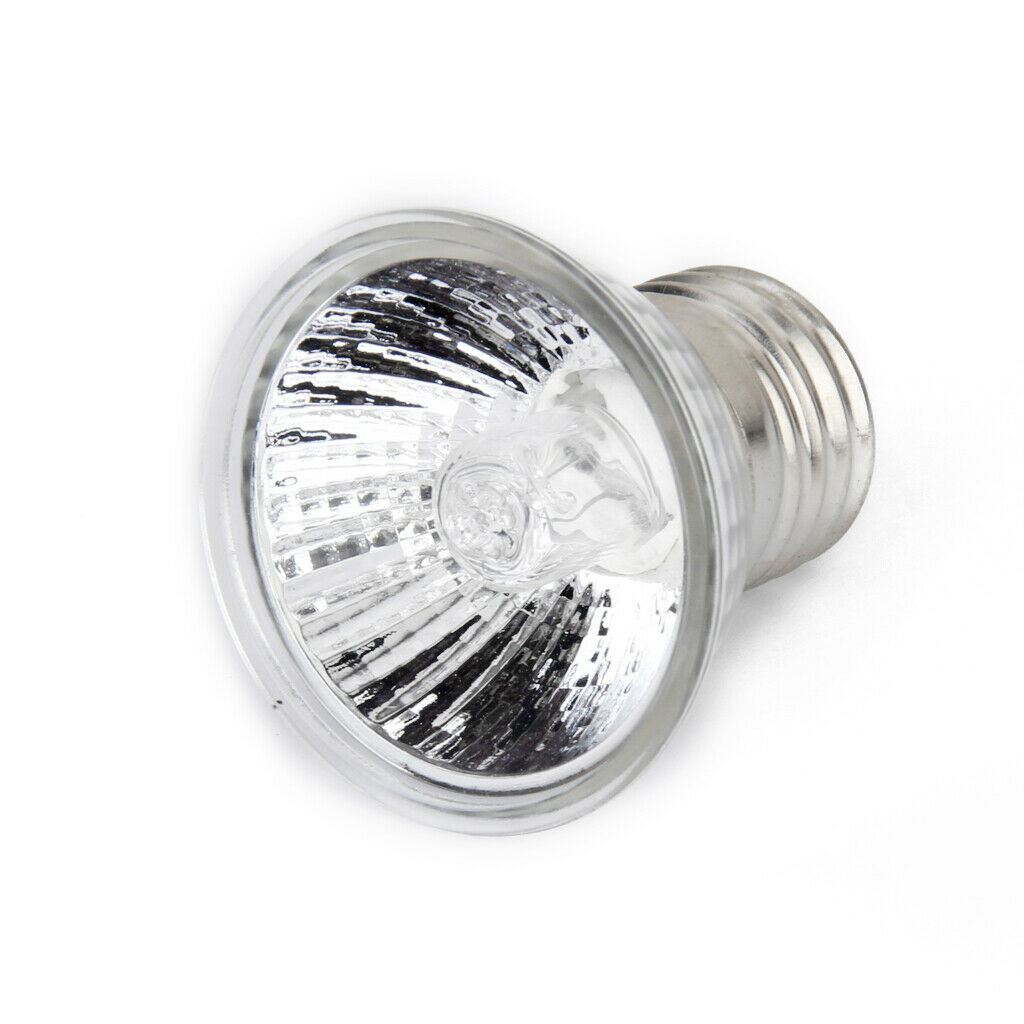 8Pcs 50W Reptile Mini Reflector Halogen Spotlight Light Lamp Bulb 220-240V