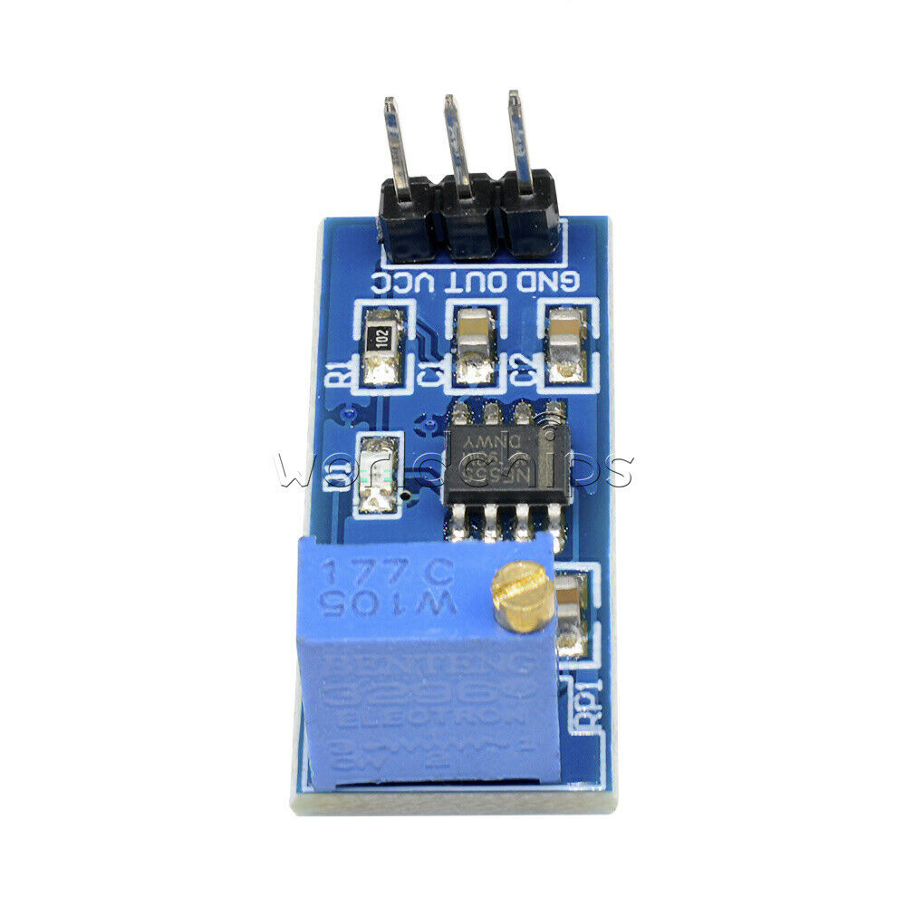 NE555 IC Pulse Signal Generator Module Frequency Adjustable Square Wave Ouptut