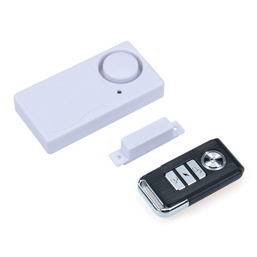 Wireless Door Window Entry Sensor Security Safety ABS Alarm with Remote Control
