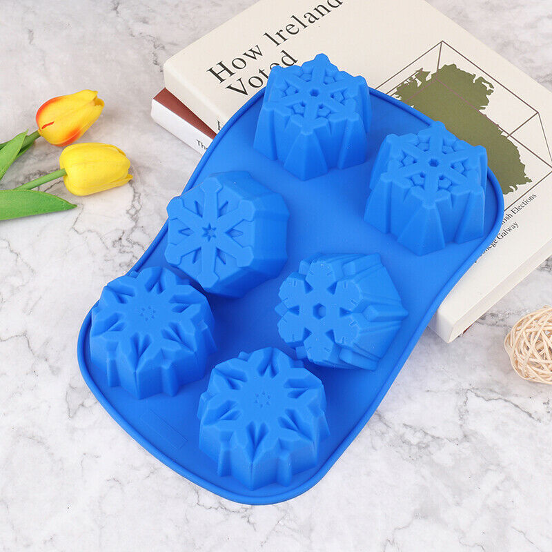 snowflake silicone mold christmas snowflake silicone soap mold cake mo.l8