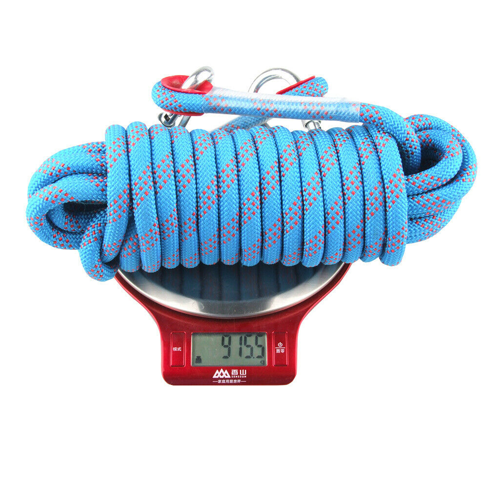 12mm 25KN Static Tree Arborist  Rock Climbing Rope Safety   Gear