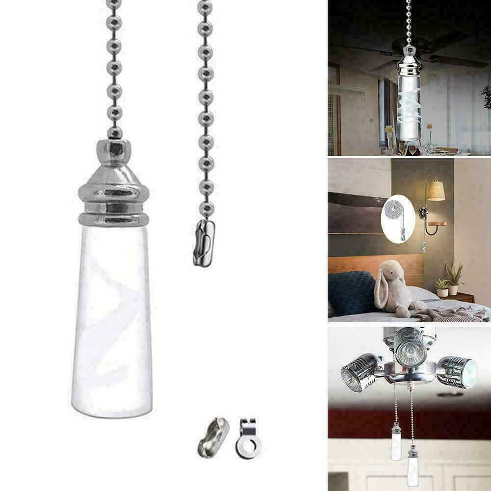 Bathroom Ceiling Light Switch Pull Cord String Crystal