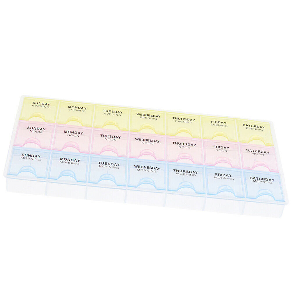 Component box Grids Plastic Clear Parts Container