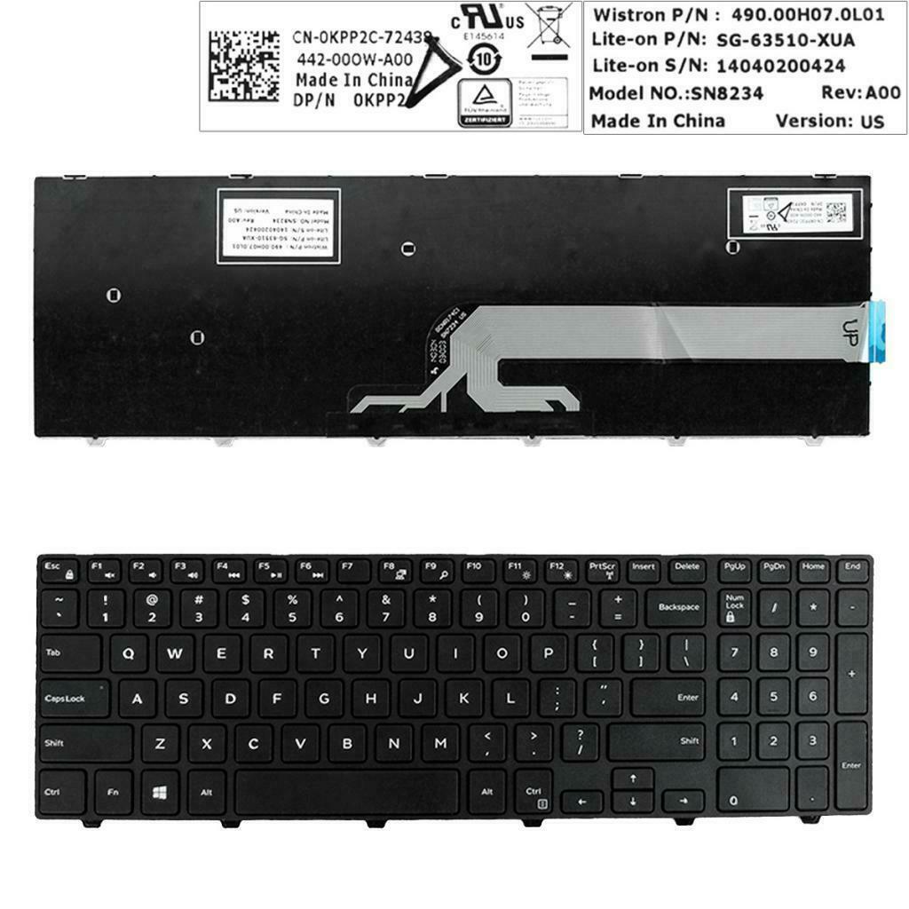 Laptop Keyboard US For  Inspiron 15 3000 5000 17-5000 5547 3542 0G7P48