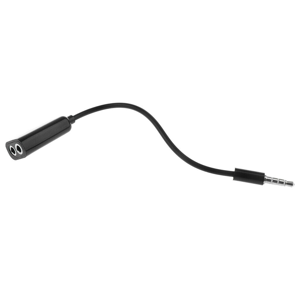 2pcs 3.5mm Audio Aux Splitter Cable Male to 2 Female Music Splitter Cord