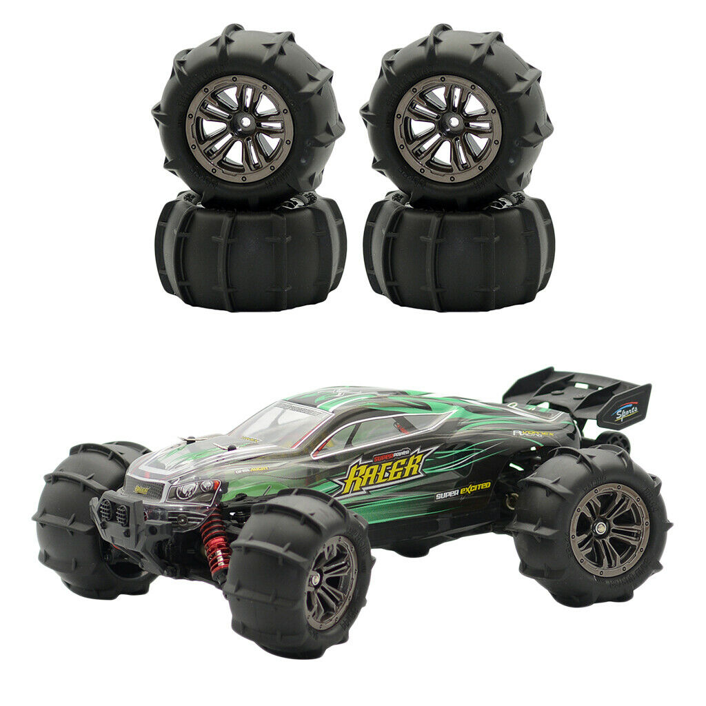 4Pcs RC Hobby Plastic Wheel Tyre for Xinlehong Q901 Q902 Q903 Parts Accs