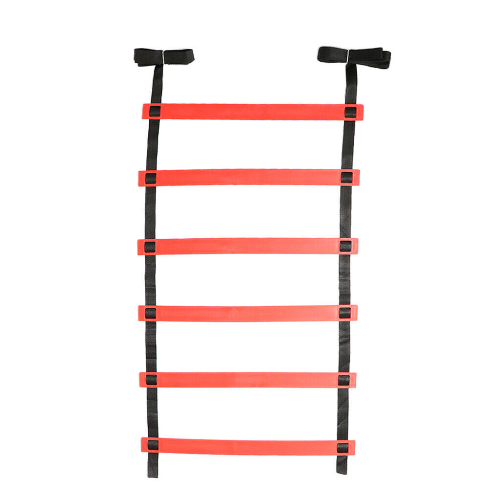 Agility Ladder for Soccer Football Speed Feet Training 6-Rung 300cm  Red