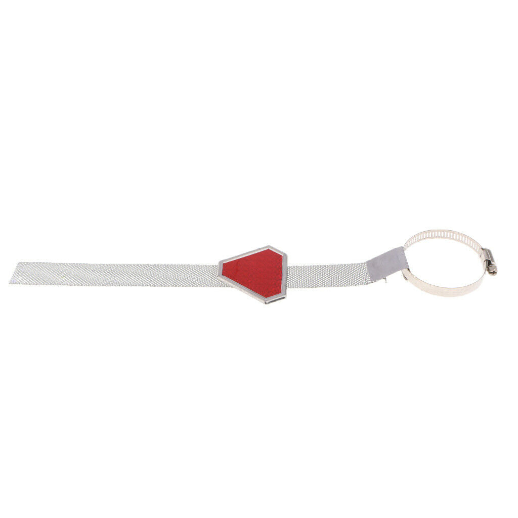 Car Vehicle Reflective Anti Static Earth Belt Ground Styling Strip Red 2pcs