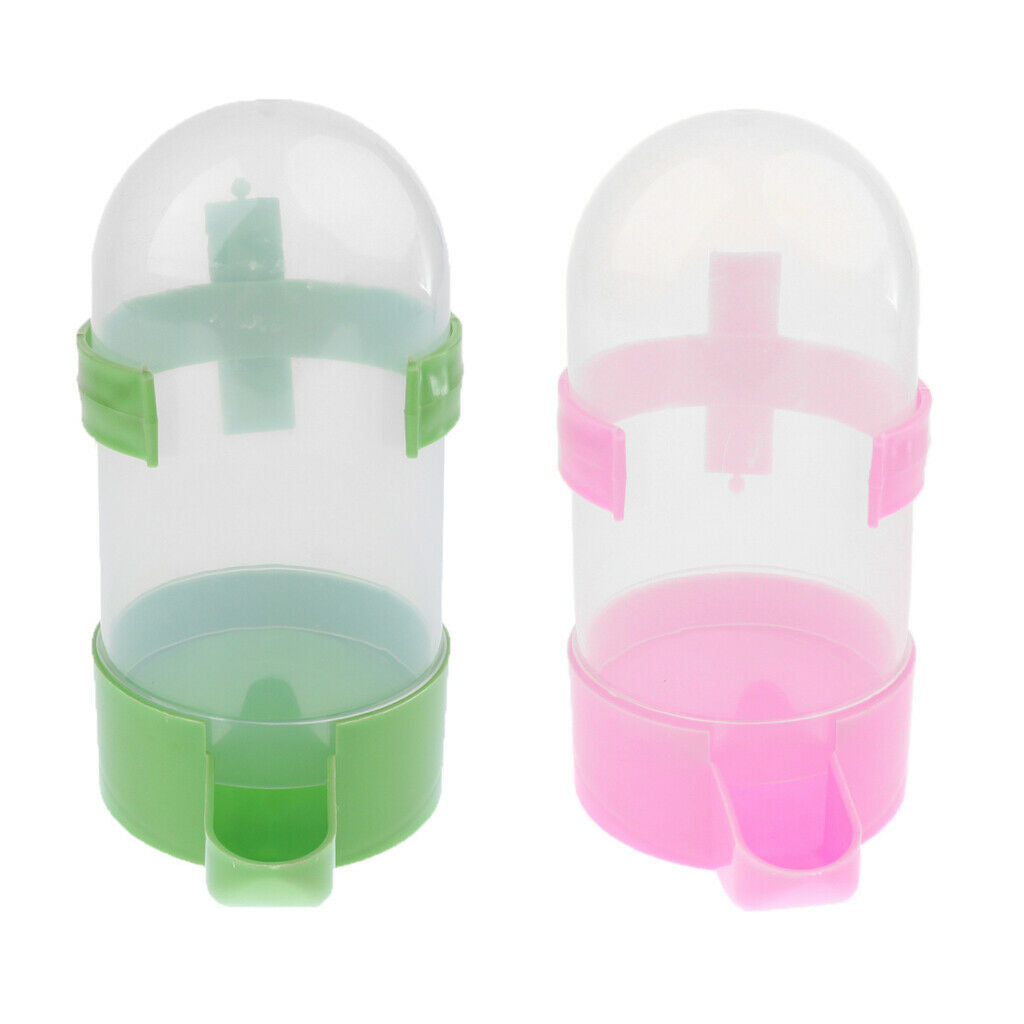 Pet Drinking Water Dispenser Drinker Water Fountain Bottle - 1000ml Pink