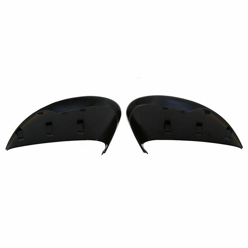 Matte Black Side View Mirror Covers Replace Fits 2011-2017 Ford Fiesta Hatchback