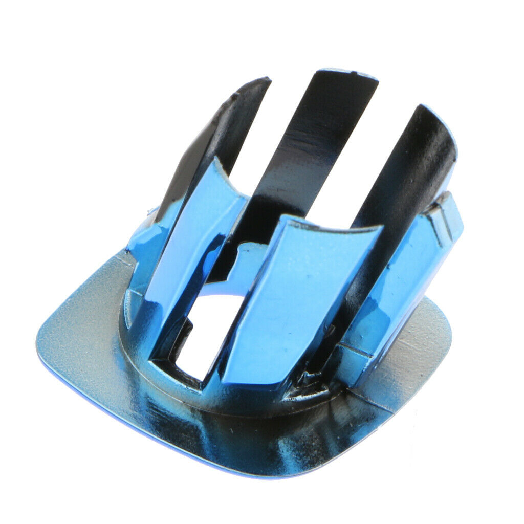 Car Door Window Pin Locking Knob Button Cover Trim for BMW F10 F18 Blue+Red