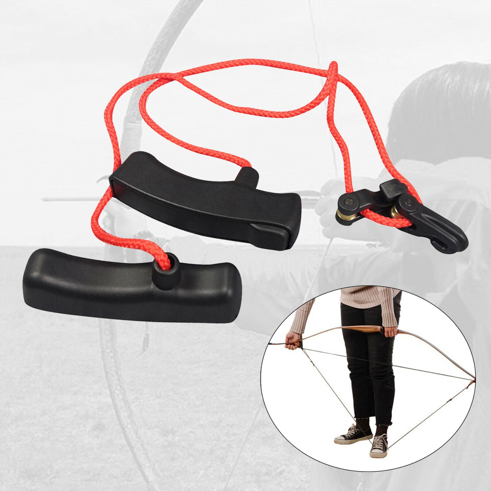 Cocking Device Longbow Cocker Cross-bow Cocking String Assist for Hunting