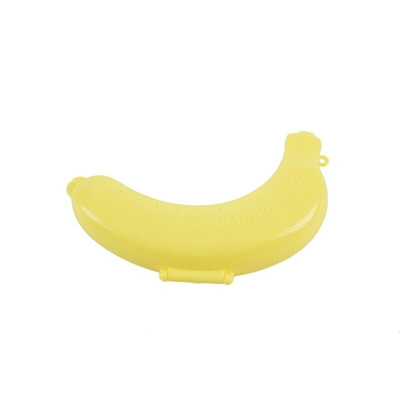 Banana Case Lunch Box Protector Container Holder Cer Storage - Yellow D4P8P8