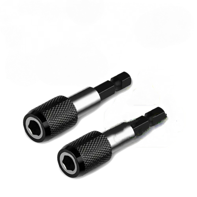 2Pcs 60Mm Drill Bit Adapter Magnetic Screwdriver Extended Quick-Change Bracket