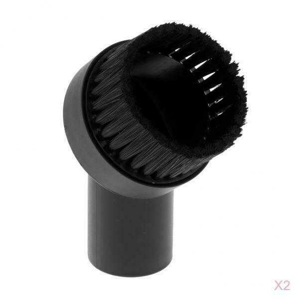 2 pieces 32mm/1.25'' Dia. Vacuum Bristle Brush Dust Brush Long_35mm Bristle