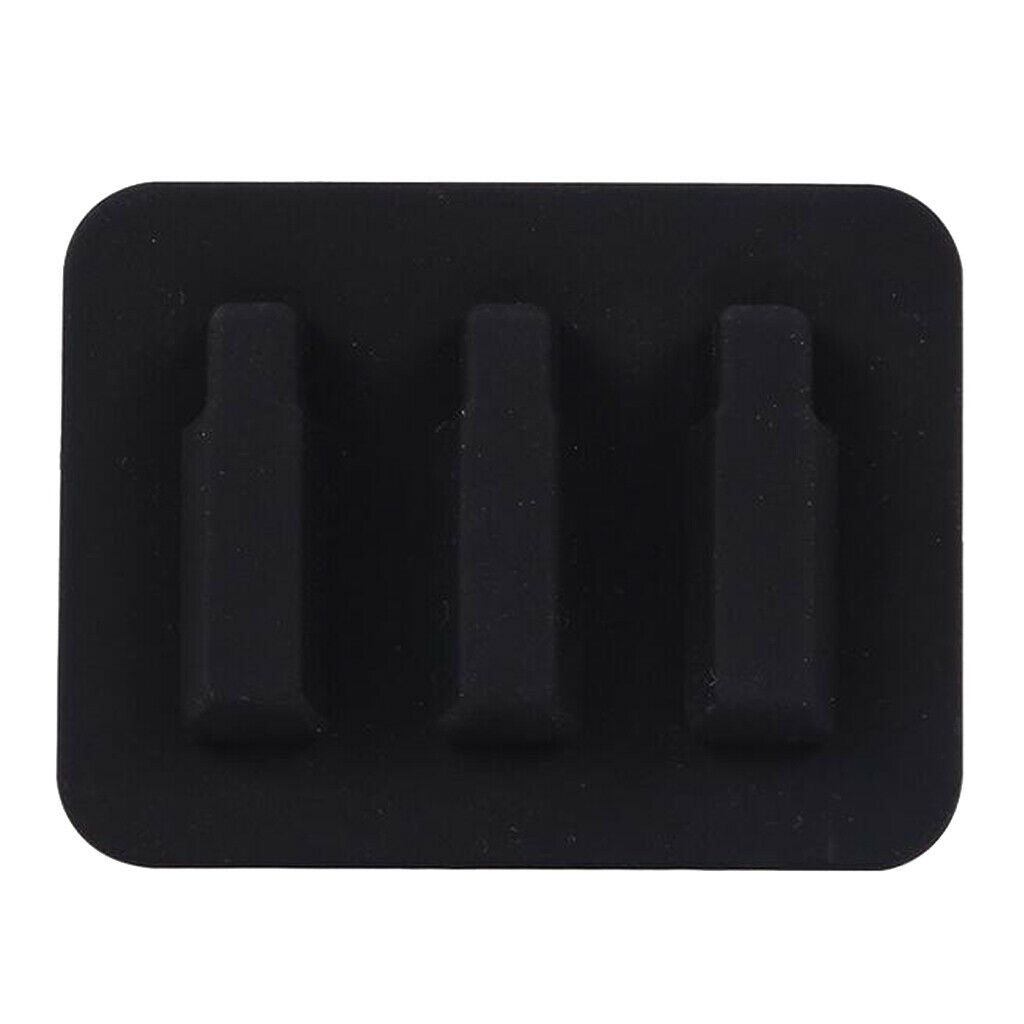 2.95x2.36inch Black Guitar Mute Pad Practice Pad Guitar Guitar Musical