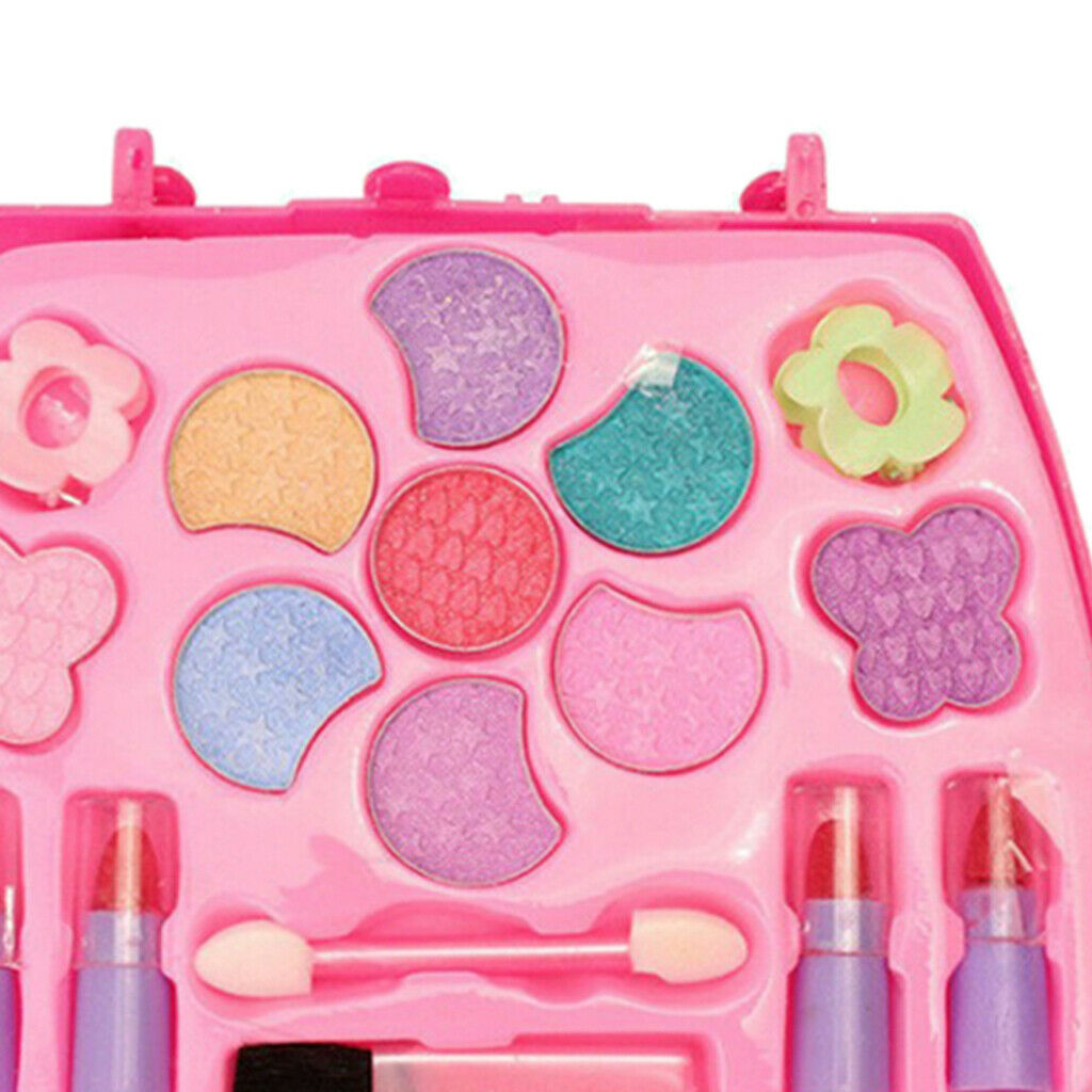 Kid Pretend Play Eyeshadow Lipstick Cosmetic Container Beauty Set Cool Gifts