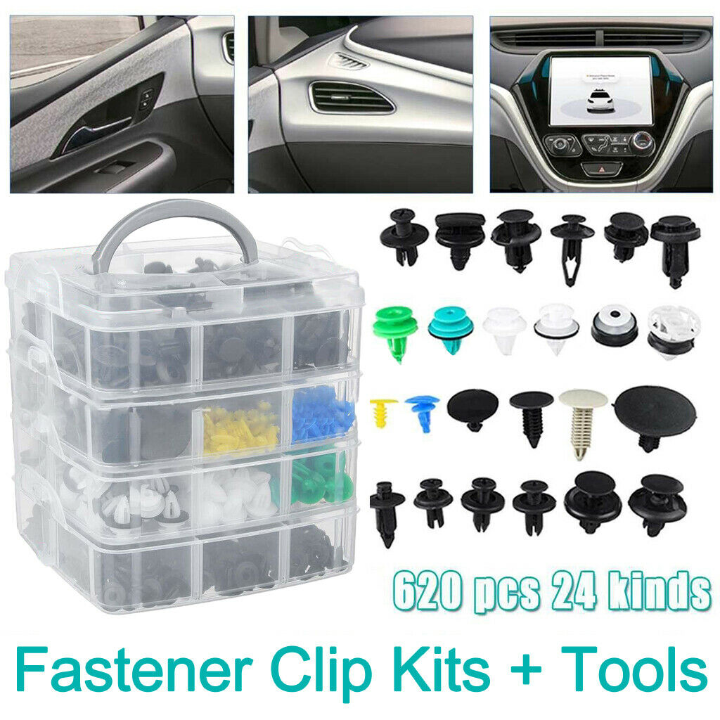 620PCS Car Fasteners Clips Automobile Vehicles Durable Panel  Repair