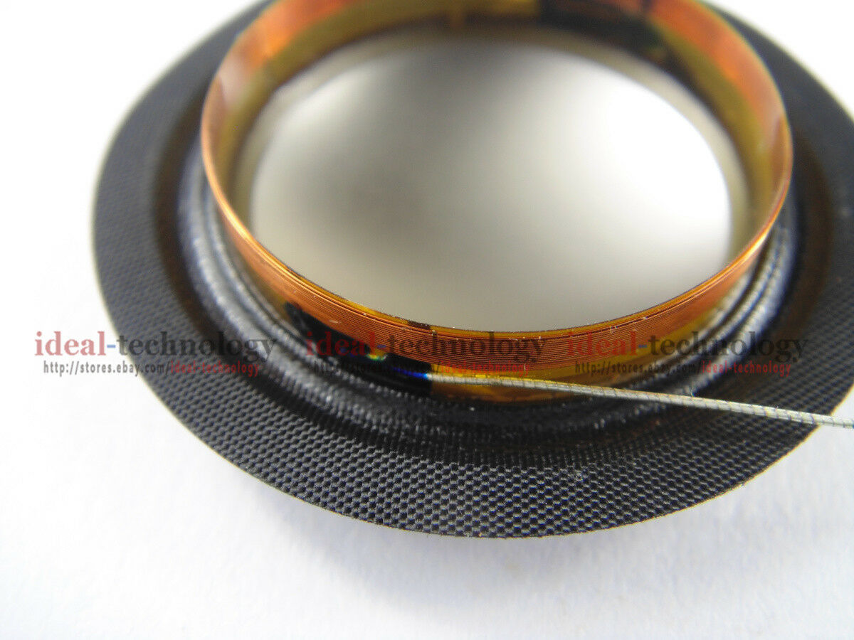 2pcs 25.4mm 25.5mm (1") Titanium Tweeter Diaphragm Voice Coil 8 ohm Repair Parts