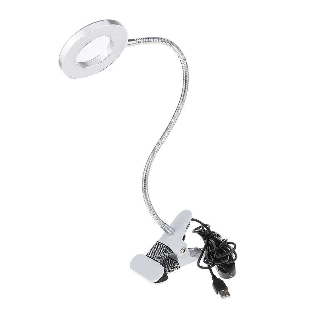 Pro Adjust Makeup Tattoo Lamp LED Clamp USB Nail Art Beauty Cold Warm Lamp
