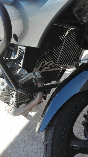 For Suzuki DL650 V-Strom 04-10 RadiatorÂ GrilleÂ GuardÂ CoverÂ OilÂ CoolerÂ Protector