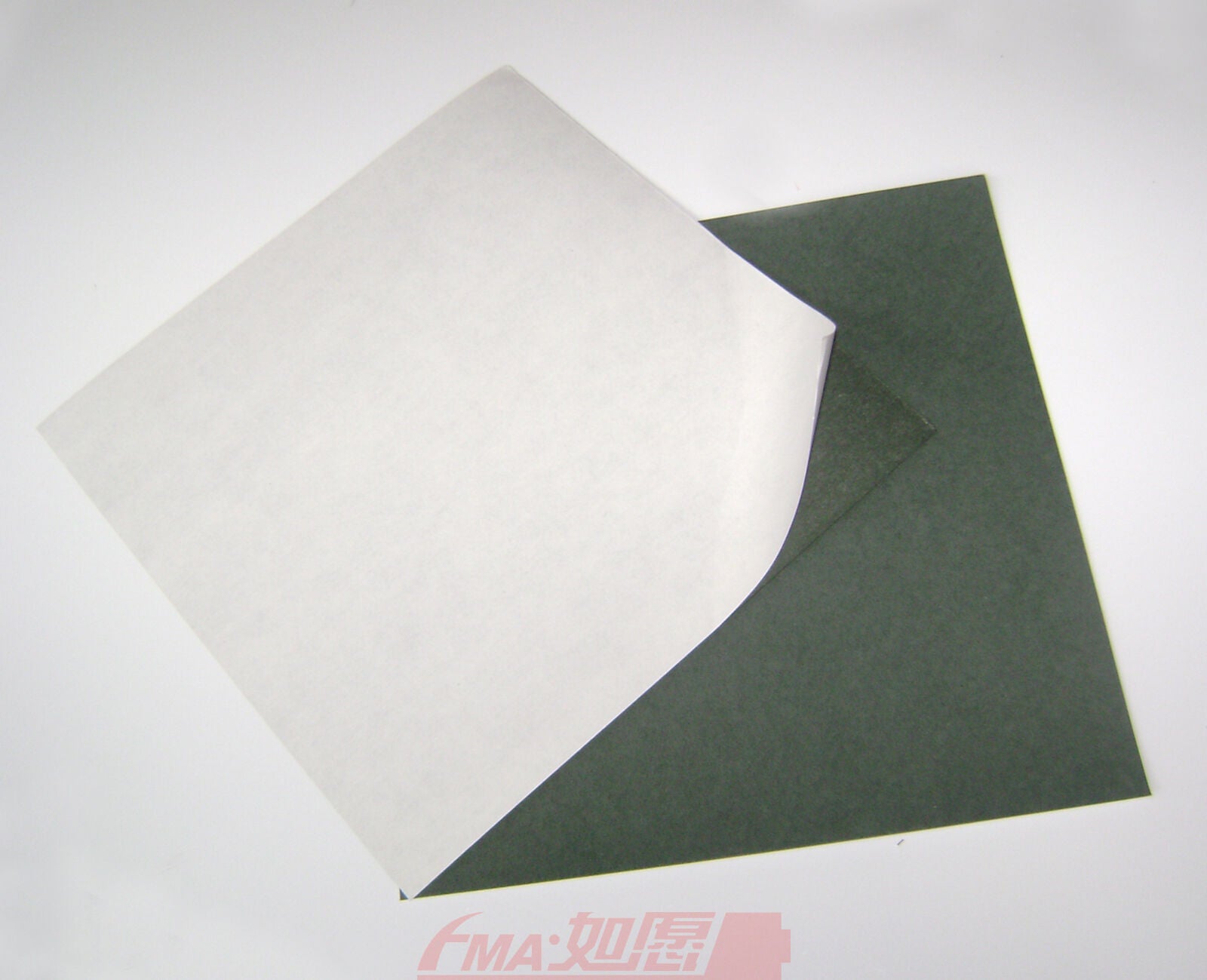 10Pcs Fish Adhesive Paper 0.5*300*300mm for Battery Electrical Insulating Gray