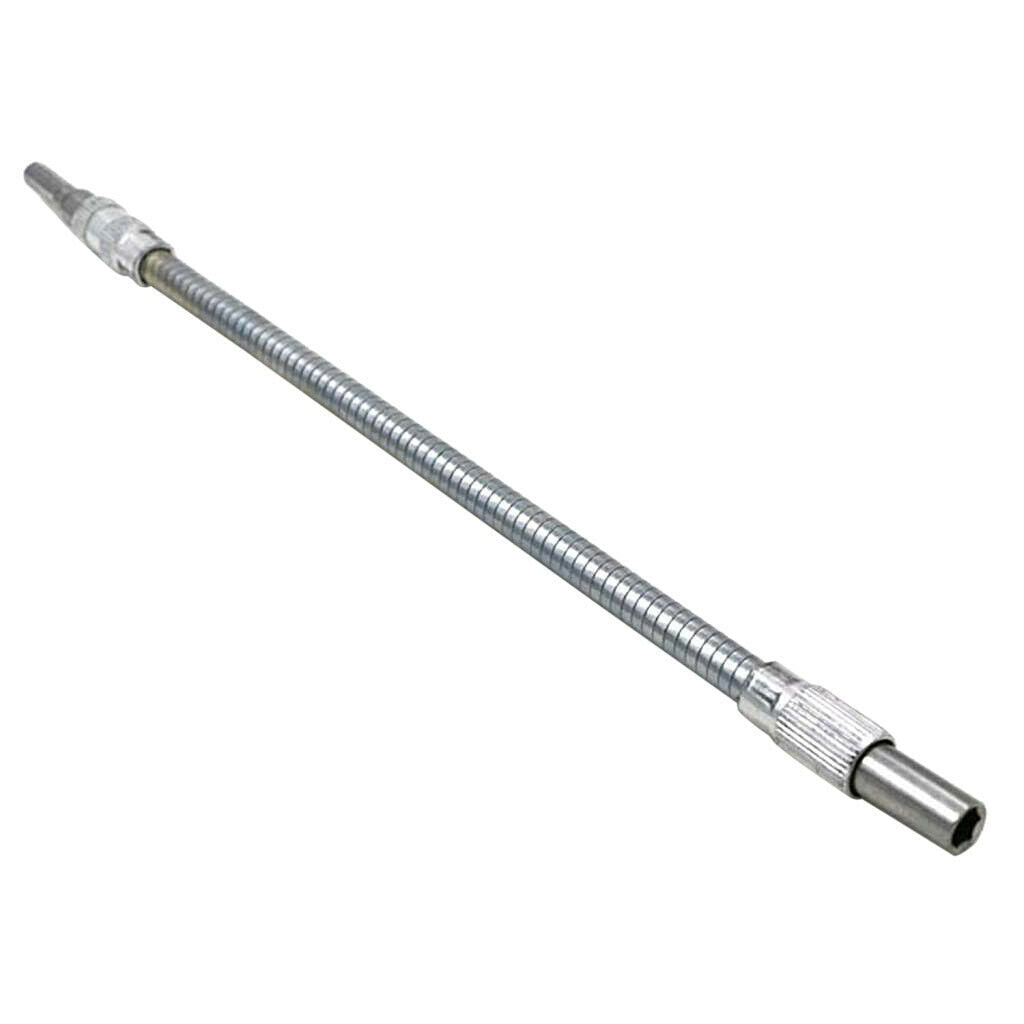 300mm 1/4 Inch Hex Flexible Hose Screwdriver Extension Bit Holder Adapter
