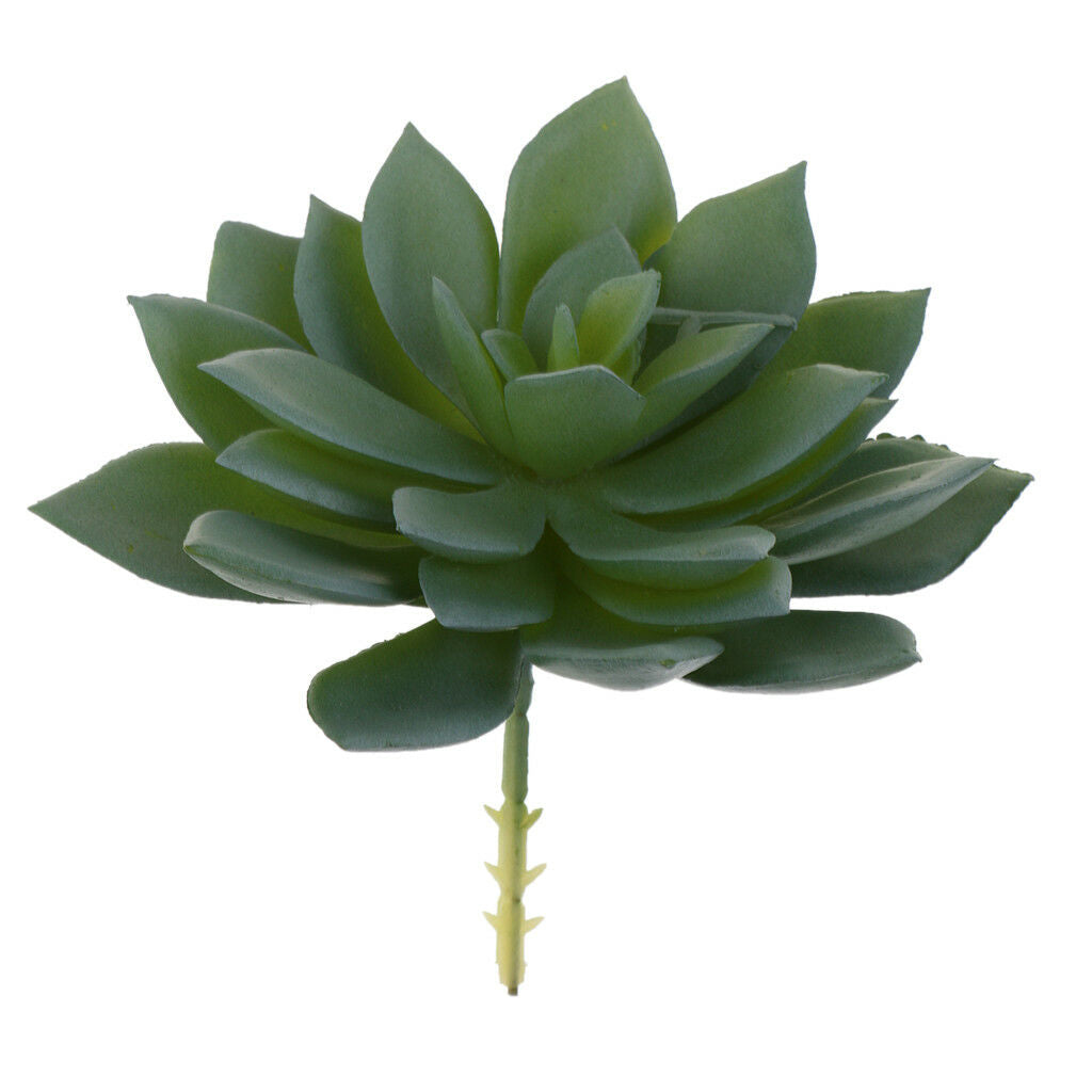 2pcs Artificial Flowers Lifelike Succulent Plants Real Touch Echeveria Lotus