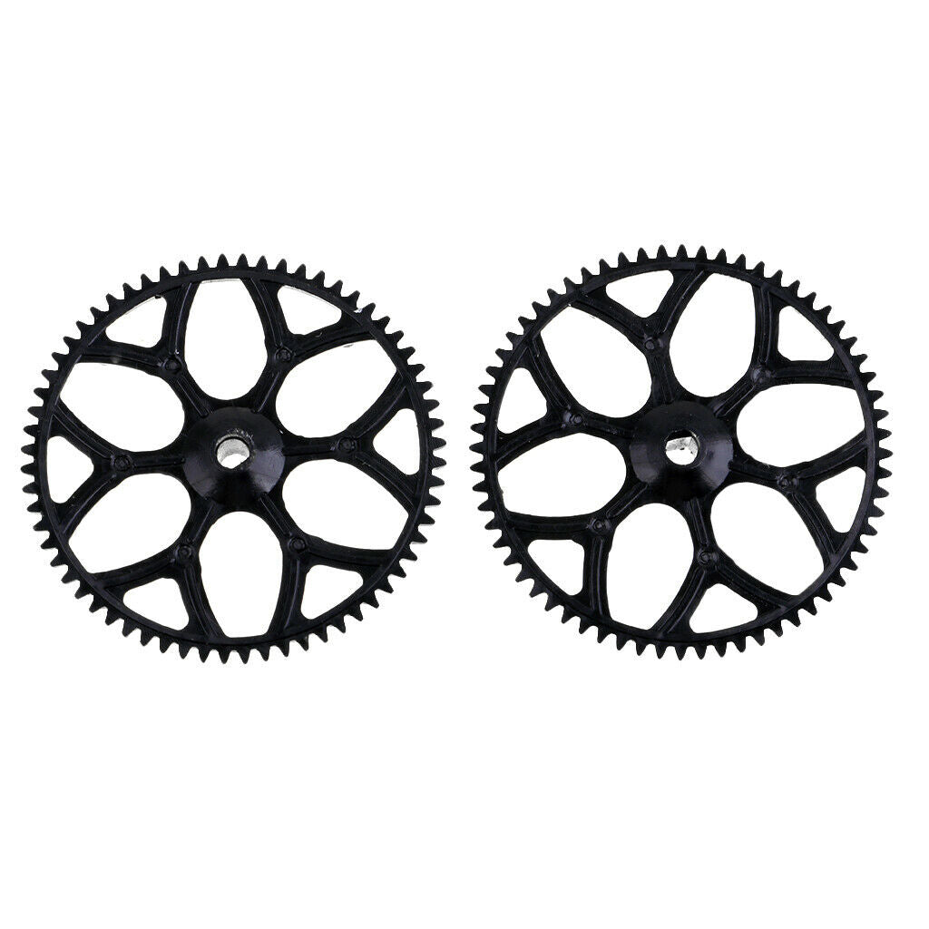 2pcs Plastic Main Gears Spare Parts for WLtoys V977 V988 V966 XK K110 RC Heli