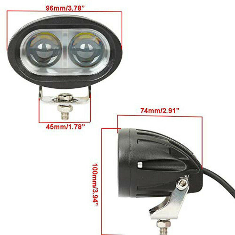 1PC 12v-30v DC 20W Marine Spreader Light LED Deck Mast Light Spot Beam For Boat