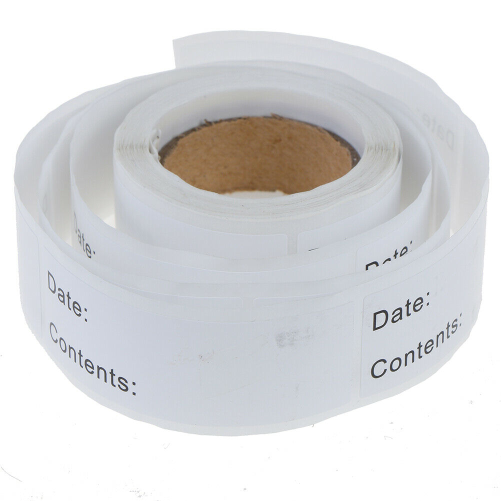 125pcs Food Storage Labels Refrigerator Freezer Labels Adhesive Lab.l8