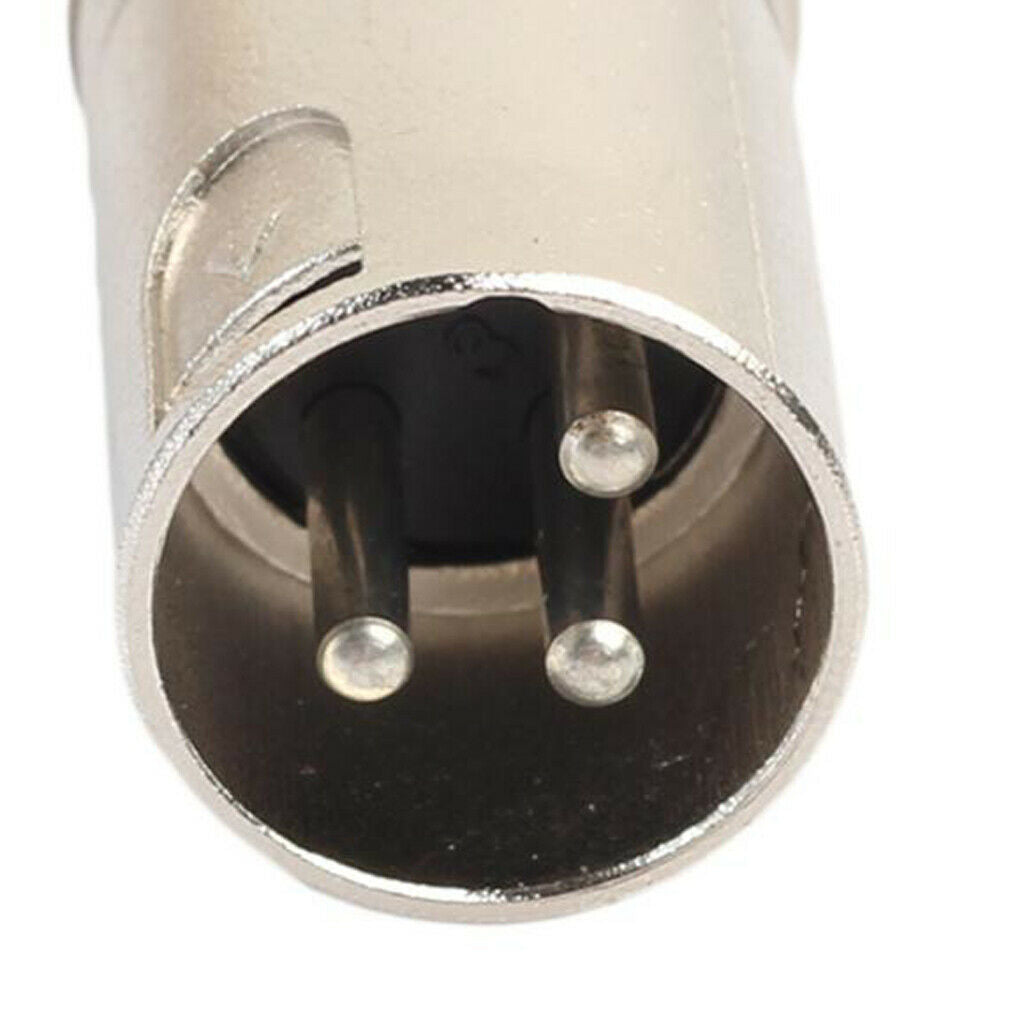 Professional XLR 3Pin Male to RCA Female Plug Mic Cable Mixer Amp Audio Adapter