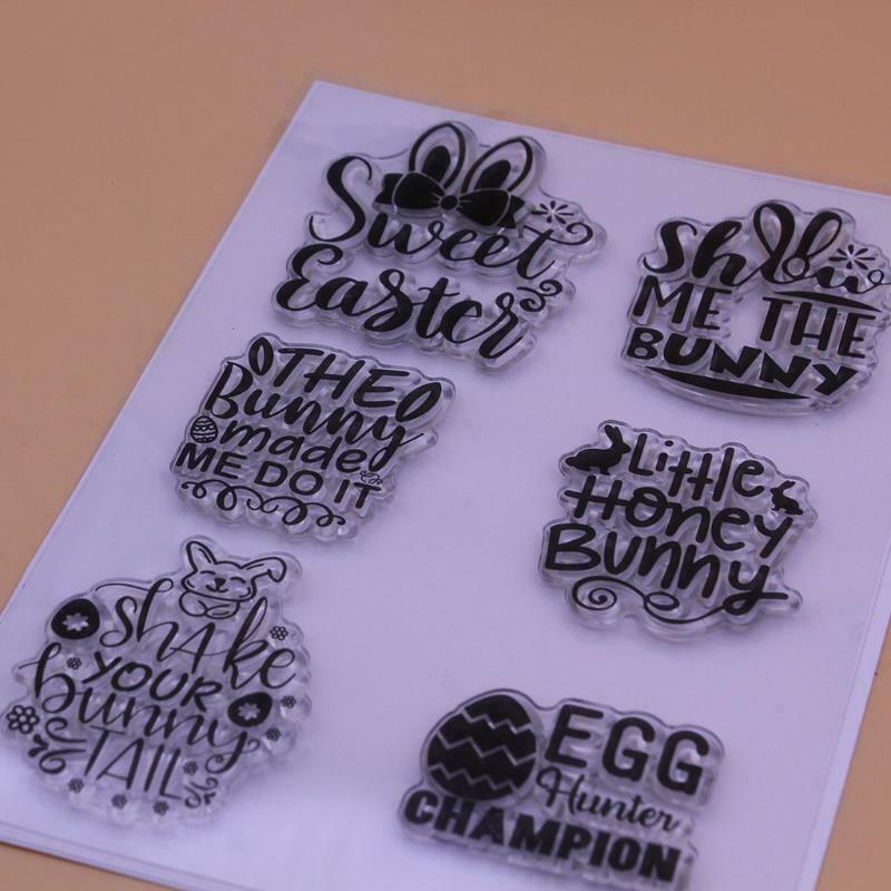 Easter Eggs Silicone Clear Seal Stamp DIY Scrapbooking Embossing Photo Album