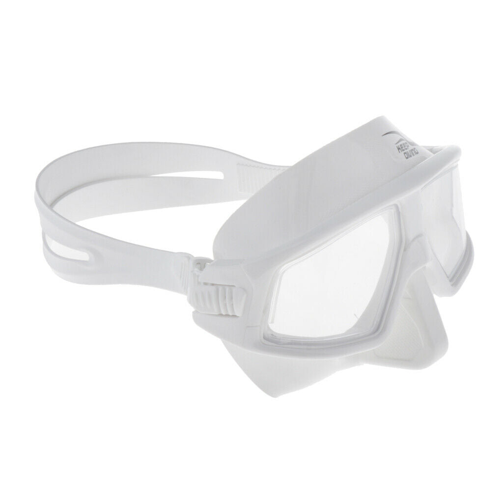Anti- Fog UV-protect Diving Swim Goggles Glasses Waterproof Eyewear White