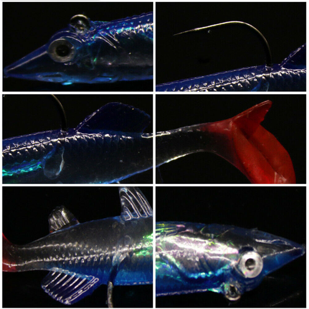 Artificial Fishing Lure Crank Bait Hooks Bass Fish Crankbait Tackle Tool Attract