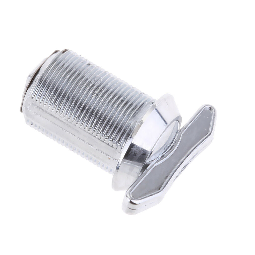 2X 25mm Keyless Turn Cam Small Lock & Accessories for Cabinet Drawer Mailbox
