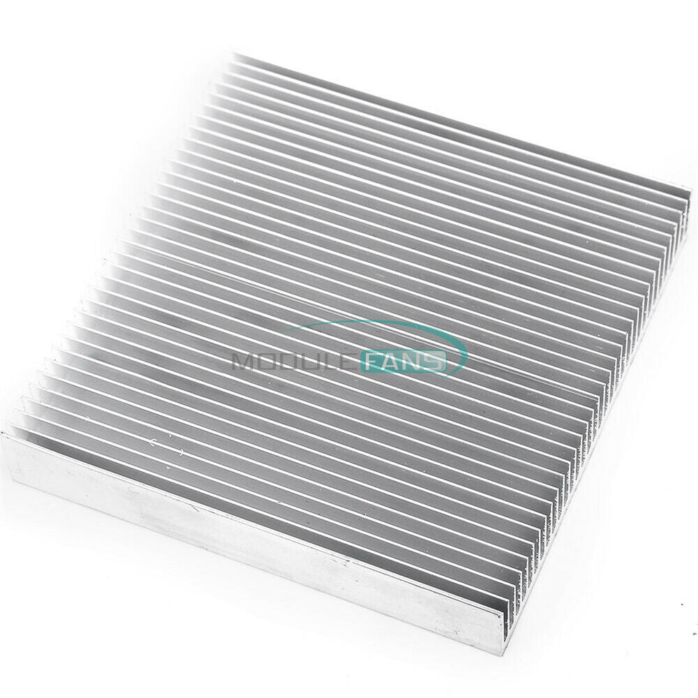 Heat Sink 90x90x15mm Aluminum Cooling LED Power IC Transistor DC Converter