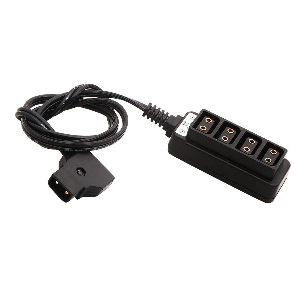 Male D-Tap Power Tap to Female D-Tap Power Supply Cable Hub Adapter Splitter