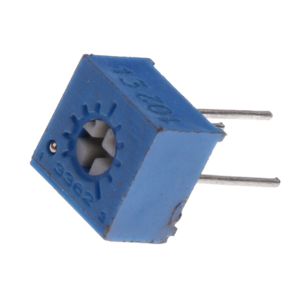 50 Pieces 1K Ohm Multi Turn Rotary Potentiometer Trim Precision Cutting Board