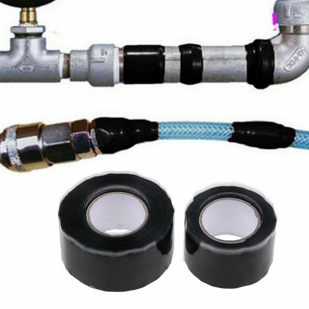 Self Fusing Wire Waterproof Silicone Rubber Bonding Rescue Repair Tape 2.5*150cm