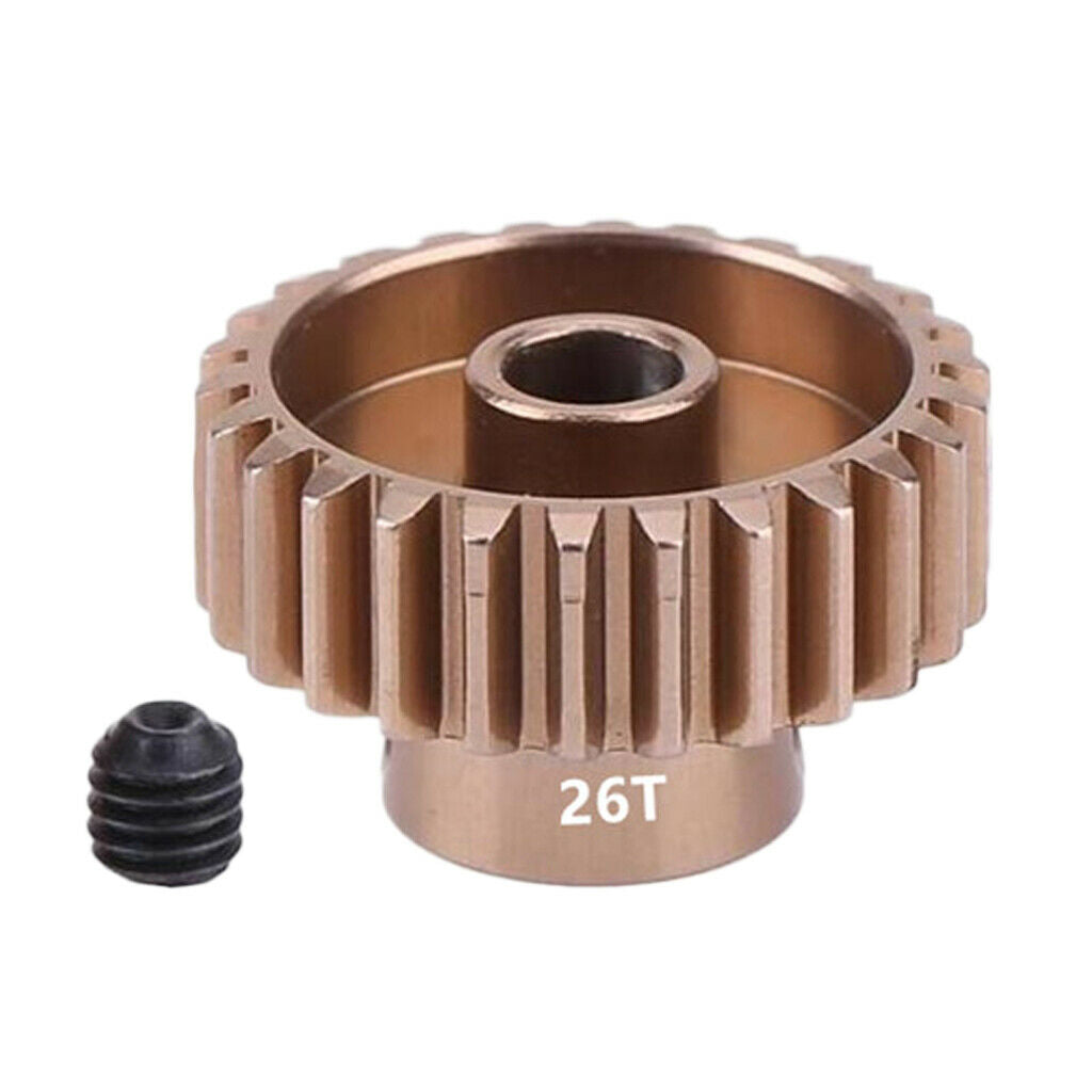 Metal 48P Spur Motor Gear 26T for Sakura D3 XI Zero S 1:10 RC Drift Car