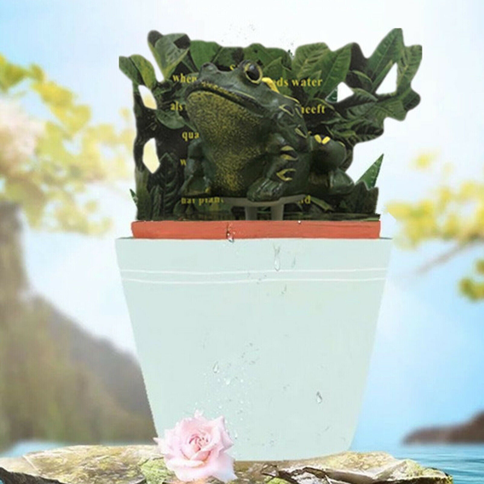 Frog Shape Soil Moisture Meter for Indoor Houseplant Bonsai Farm Hygrometer