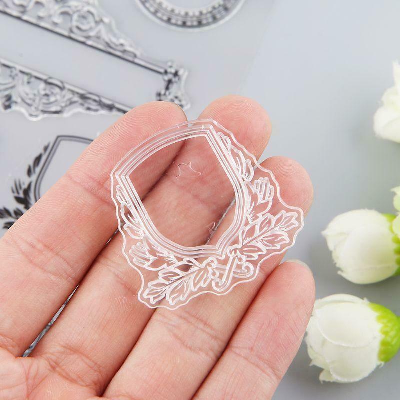 Frame Silicone Clear Seal Stamp DIY Scrapbooking Embossing Photo Album Paper Art
