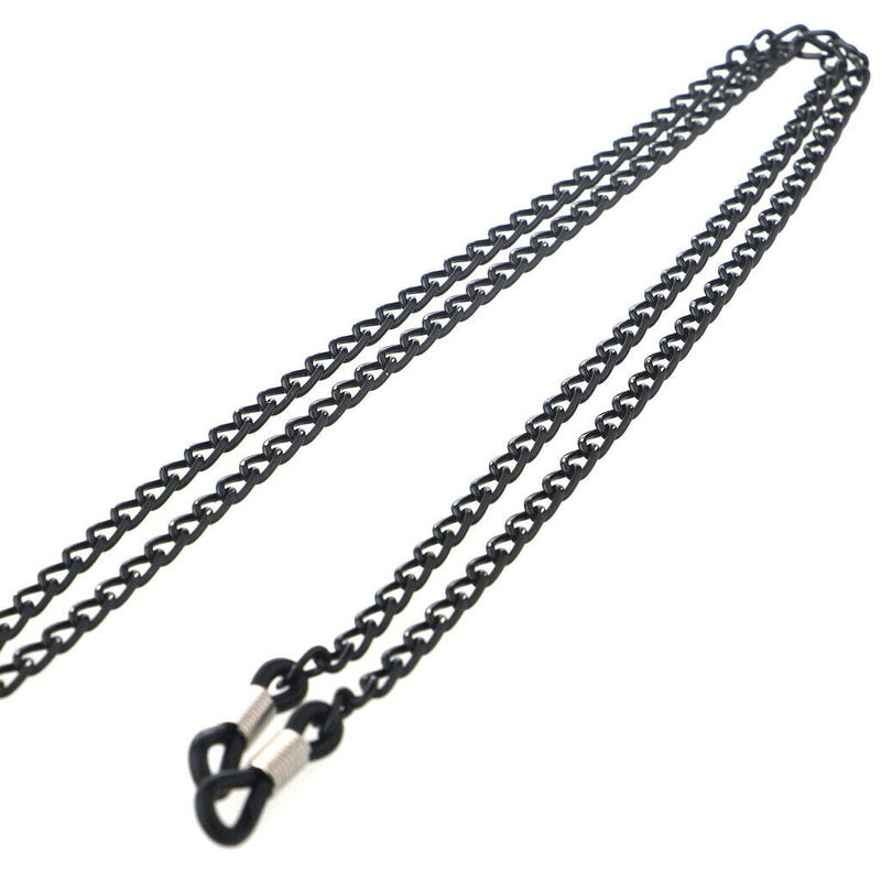 70 cm Metal Eyeglasses Chains Rope Spectacles Cord Holder Retainer Strap Black