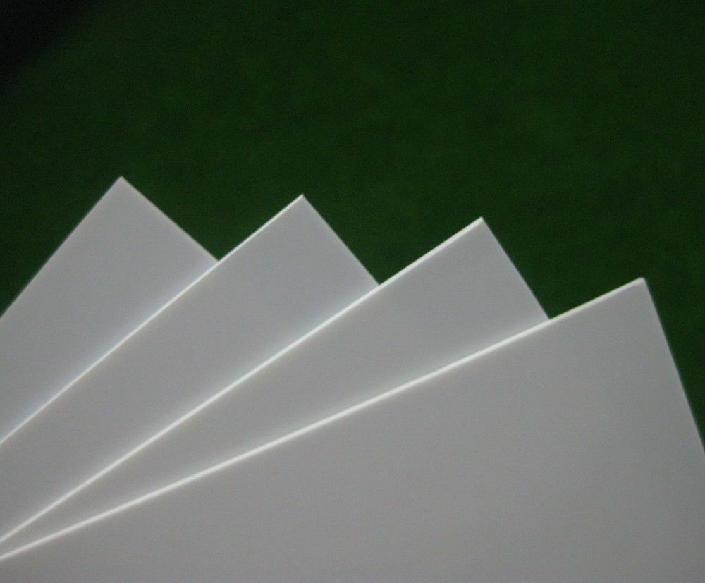 1 pcs ABS Styrene Plastic Flat Sheet Plate 1.5mm x 100mm x 100mm, white